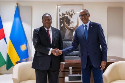 Le Président Touadéra en visite de travail au Rwanda
