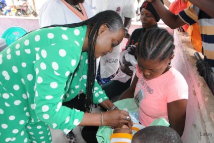 Le district sanitaire de Bimbo lance une campagne de vaccination contre la poliomyélite à Boeing