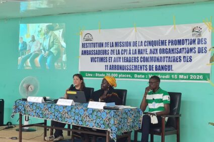 La 5ème promotion des Ambassadeurs de Justice rend public le compte-rendu de sa mission à la Cour Pénale Internationale